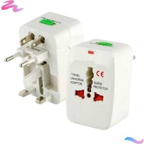 Adaptador Tomada Universal Internacional Bivolt Europa Asia