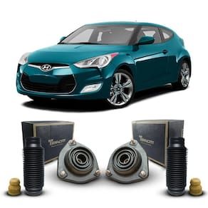 Par Coxim + Batente Coifa Dianteiro Veloster 2014