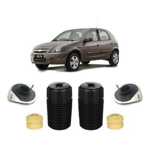 2 Kit Coxim Batente Dianteiro Chevrolet Celta 2008 2009 2010
