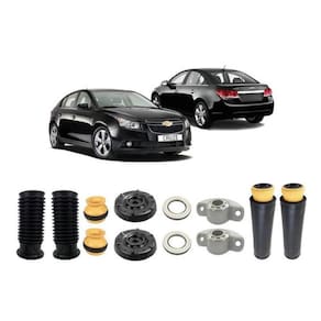 Kit Batente Coxim Dianteiro + Traseiro Cruze 2014 2015 2016