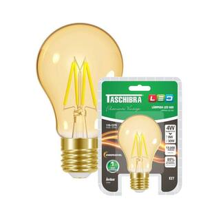 Lâmpada Led Filamento A60 E27 Dimerizavel Taschibra 110v