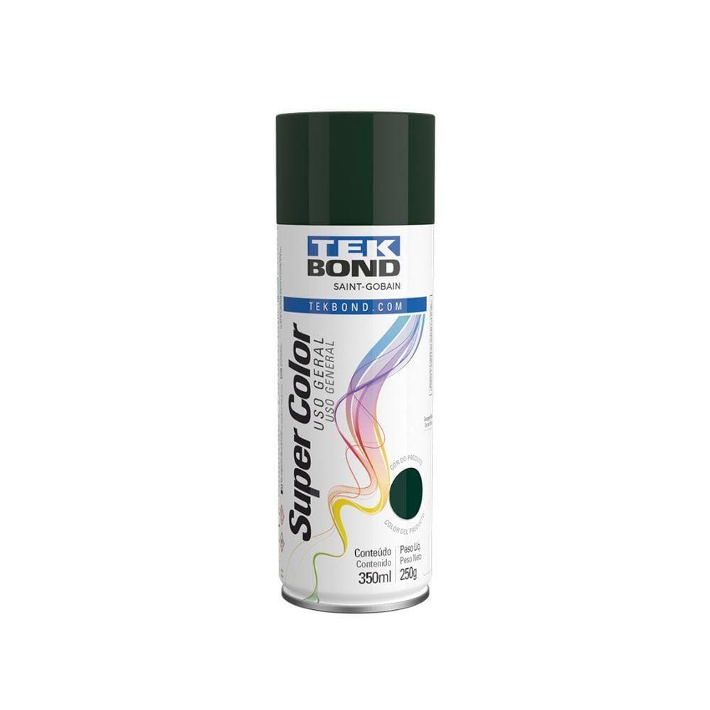 Tinta Aerossol Uso Geral 350ml - Tekbond Verde Escuro
