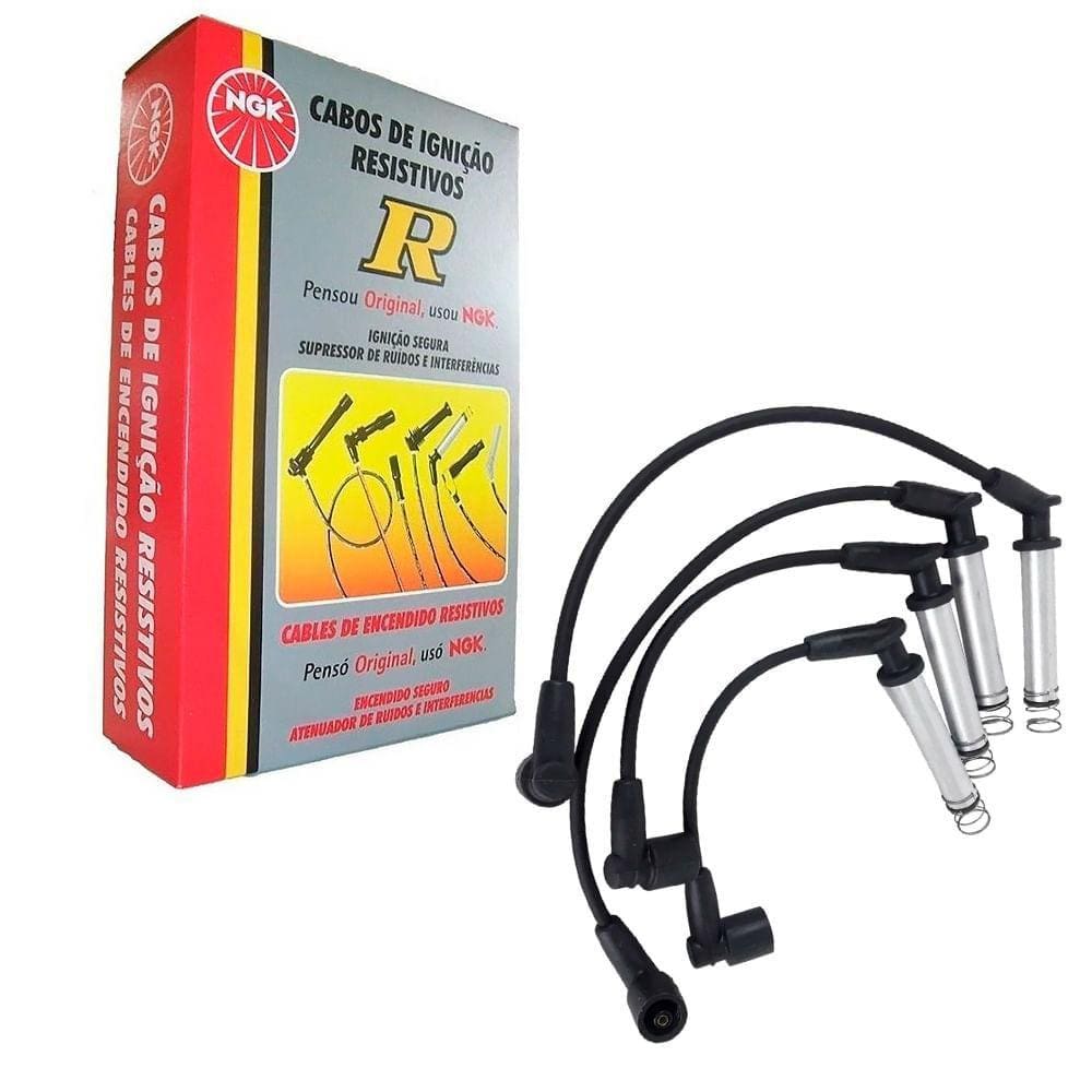 Jogo Cabo Vela Ignição Volkswagen Gol 1.6 1.8 82 A 86 Ngk