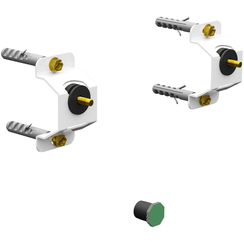 SUPORTE UNIVERSAL FIXO TV 10"a65" TODOS VESA ROLDANA-Branco