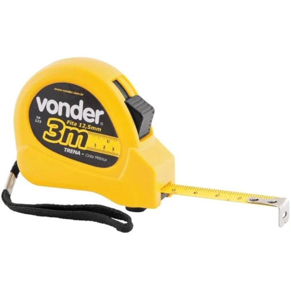 Trena Curta de Aco 3M X 12,5MM - Vonder