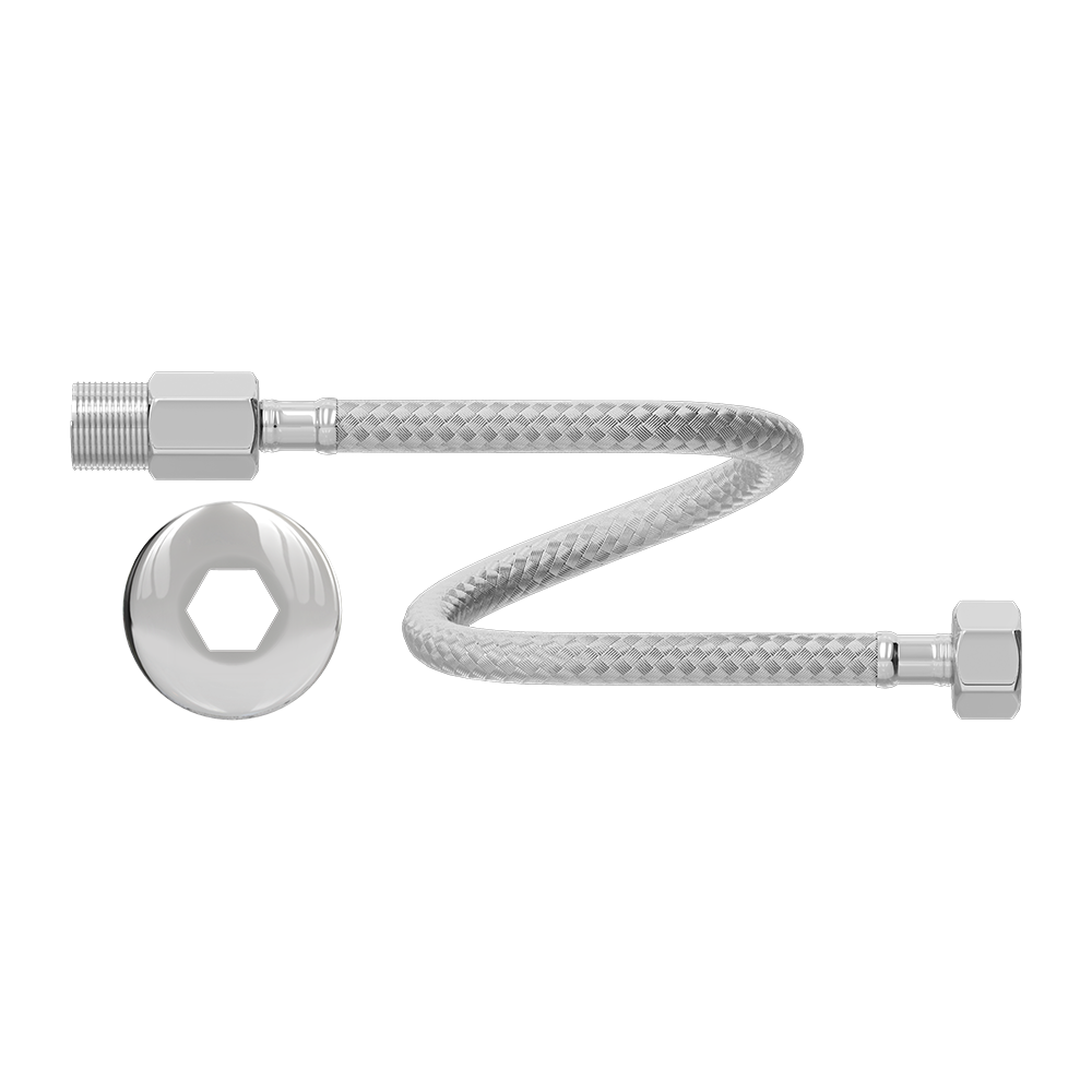 Engate Flexivel Trancado Inox 30CM M X F - Censi