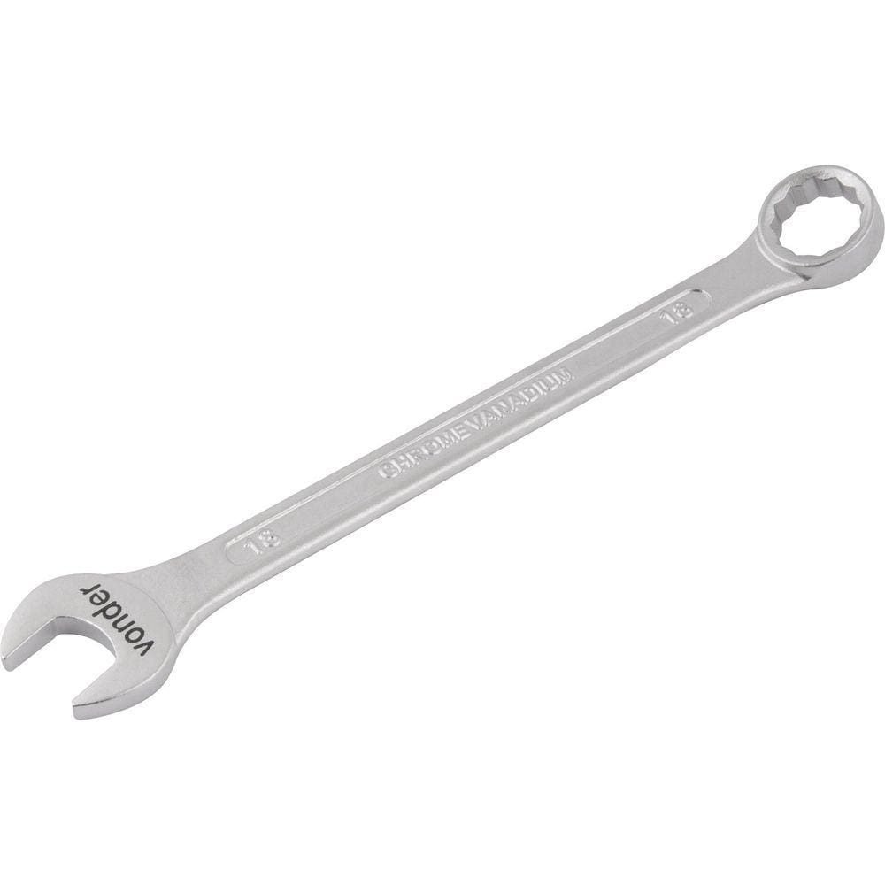 Chave Combinada 18MM Cromo Vanadio Reta - Vonder