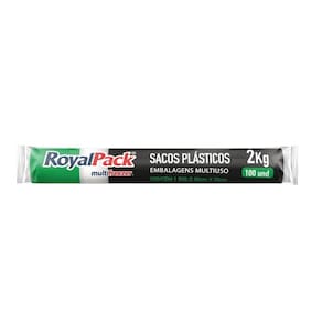 Saco Plástico Multifreezer Royalpack 20x33 cm 2kg - 24 Embalagens com 100 Unidades Cada