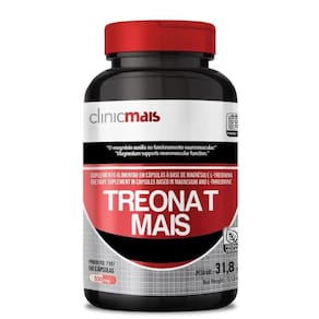 Magnésio L-Treonato Treonat Mais 60 Cápsulas 530Mg