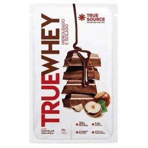 Kit 3X: Proteína True Whey Chocolate/Avelã Sachê True Source