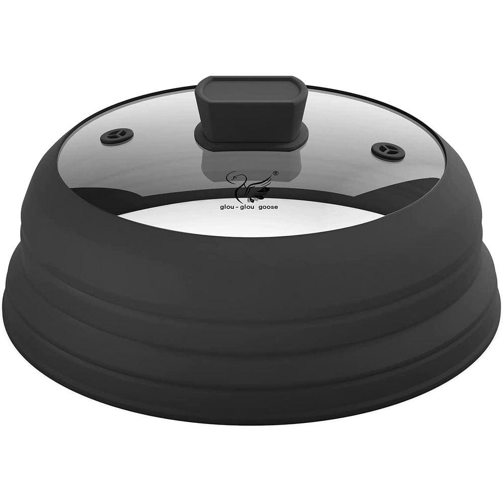 Tampa de microondas 10,5 cm preta