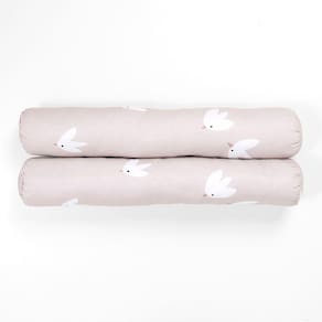 Rolo Lateral 2 Peças Pequeno - Pássaros Rosa