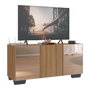 Rack Tv Até 32 Polegadas Com Espelhos Mp1079 Rustic preto