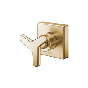Acabamento para Registro Docol City 877172 DocolBase 1/2", 3/4" e 1" Ouro Escovado