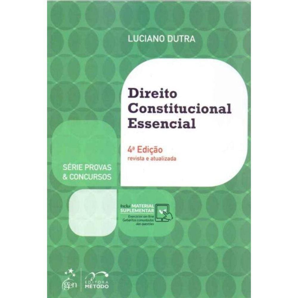 Direito Constitucional Essencial - 04Ed/18