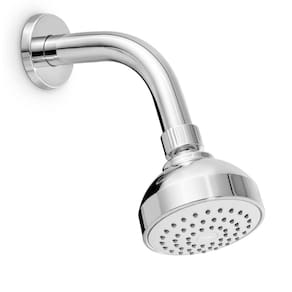 Chuveiro Redondo com Braço de Parede 80 Mm Smart Celite Cromado