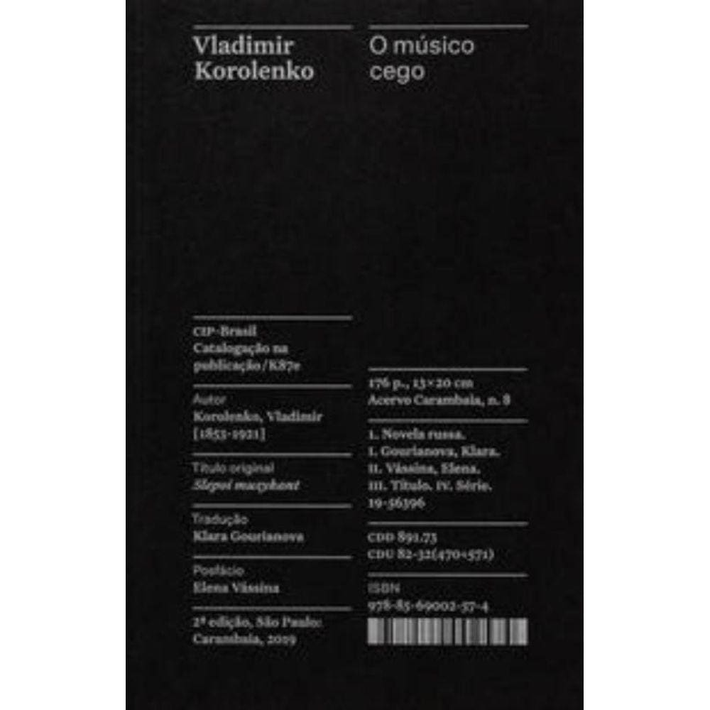 O músico cego - Coleção Acervo