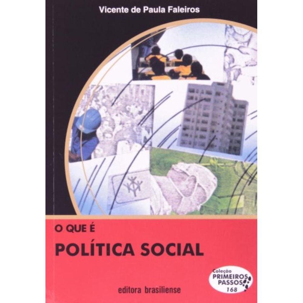 Que E Politica Social - Vol.168 - Colecao Primeiro