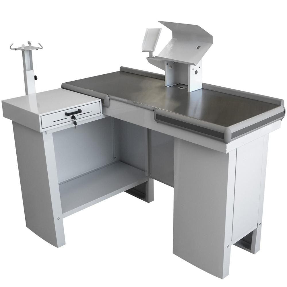 Checkout Leve De 1,30M Mesa Reta Com Kit e Furação Para Balança Innal