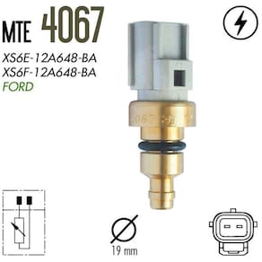 Plug Eletrônico Sensor Temperatura Água Fiesta Courier Ecosport Escort Focus Ford Ka MTE4067