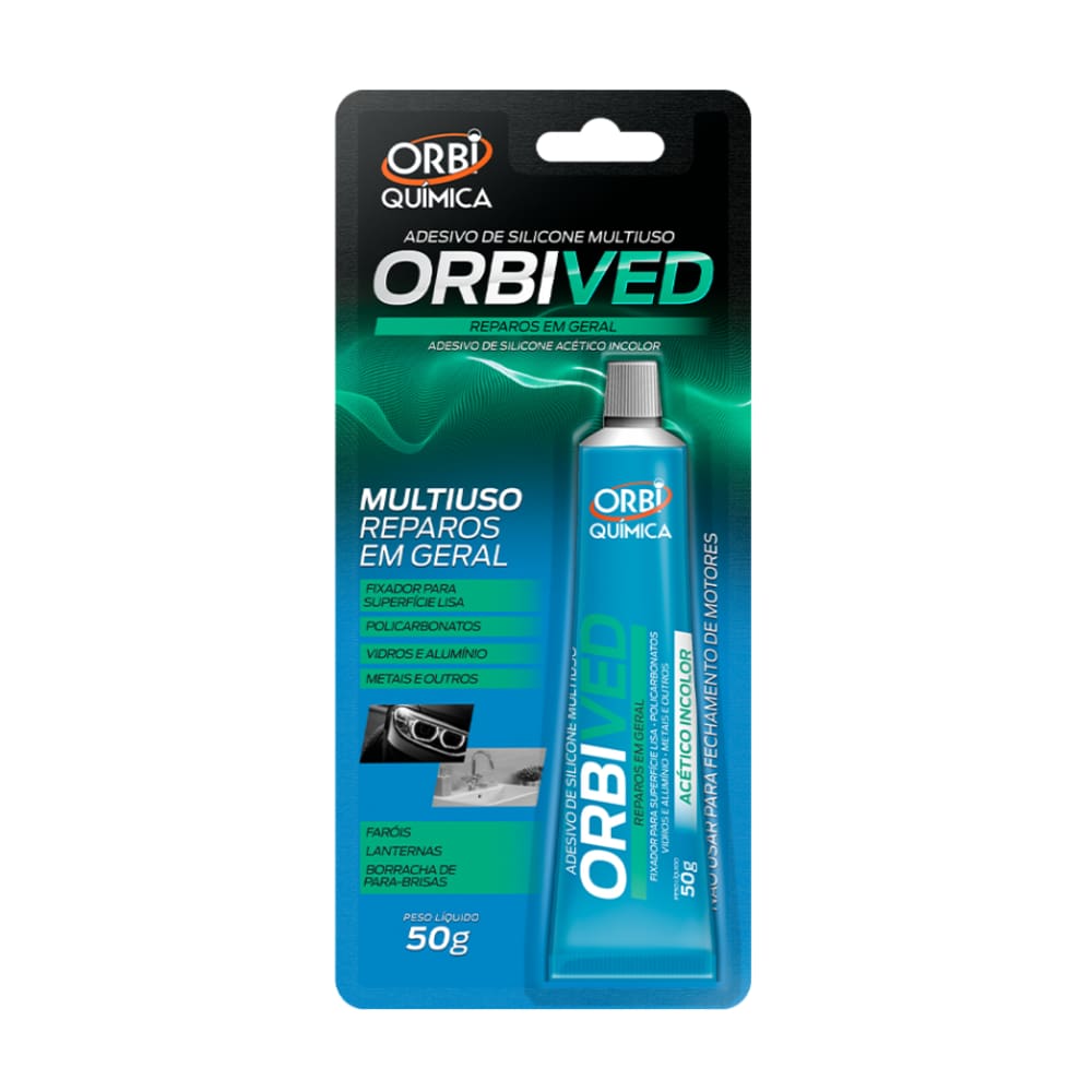 Silicone Orbived 50g Cola Incolor Multiuso