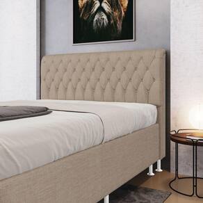Cabeceira Bellatrix 195 / N-039 Linho Bege Aradecor