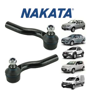 Par Terminal Direção Dianteiro Esquerdo+Direito Nakata Fiat Siena 2010 A 2018