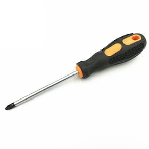 Chave Phillips Filips Imantada Profissional Cabo Emborrachado 21cm Aço Cromo 1/4 X 4