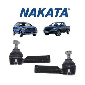 Par Terminal Direção Dianteiro Esquerdo+Direito Nakata Chevrolet Montana 2011 A 2021