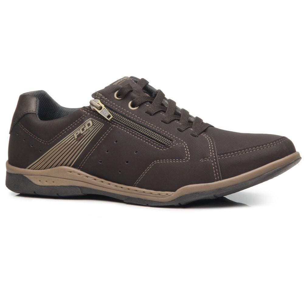 Sapatenis Microfibra PGD Pegada 171701-04 Masculino - Café