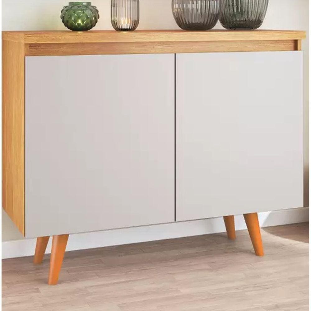 Buffet 2 Portas 1 Prateleira Bege/off White