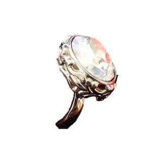 Anel Swarovski Modern Lace Prata Com Cristal