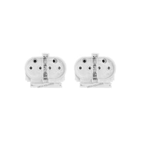Kit 2 Soquetes 2G11 Base Tomadinha Para Lâmpada Pl 4 Pinos