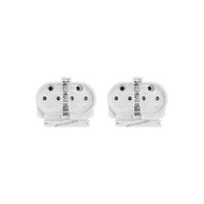 Kit 2 Soquetes 2G11 Base Tomadinha Para Lâmpada Pl 4 Pinos