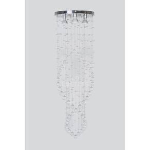 Luminária De Cristal Para Sala De Estar Com 1,50m De Altura