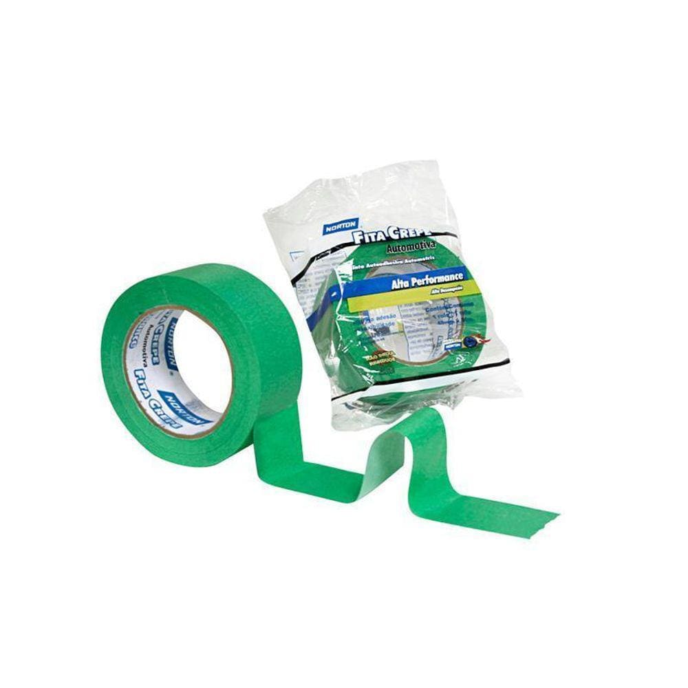 Fita Crepe 48Mmx40M Automotiva Verde Norton
