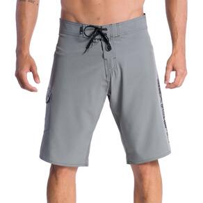 Bermuda Quiksilver Flat Signature 21" SM24 Masculina Cinza
