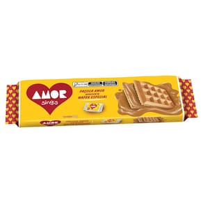 Biscoito Wafer Especial Amor Sing`s Recheio Paçoca 80g