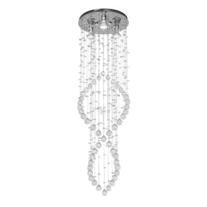 Lustre De Cristal K9 30Mm Para Sala De Estar Quarto
