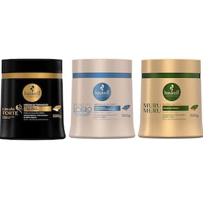 Kit Máscaras Murumuru Bendito Loiro Cavalo Forte 500Gr