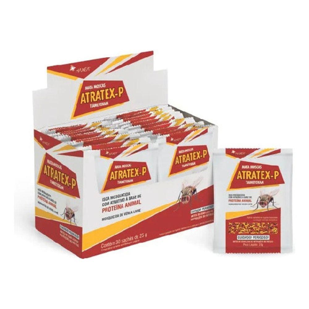 Isca Mosquicida Mata Moscas Atratex -p Atrativo Cx 30 X 25g