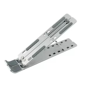Base Suporte Apoio Notebook Ajustável E Ergonômico Cinza