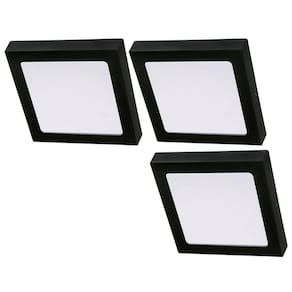 Kit 3 Luminária Led 12w Branco Neutro 4000K 16x16 Quadrado