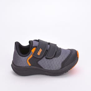 Tênis Infantil Baby Masculino Energy Respitec Grafite Laranja
