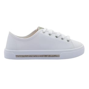 Tênis Casual Feminino Strass Moleca Ref:5667.638