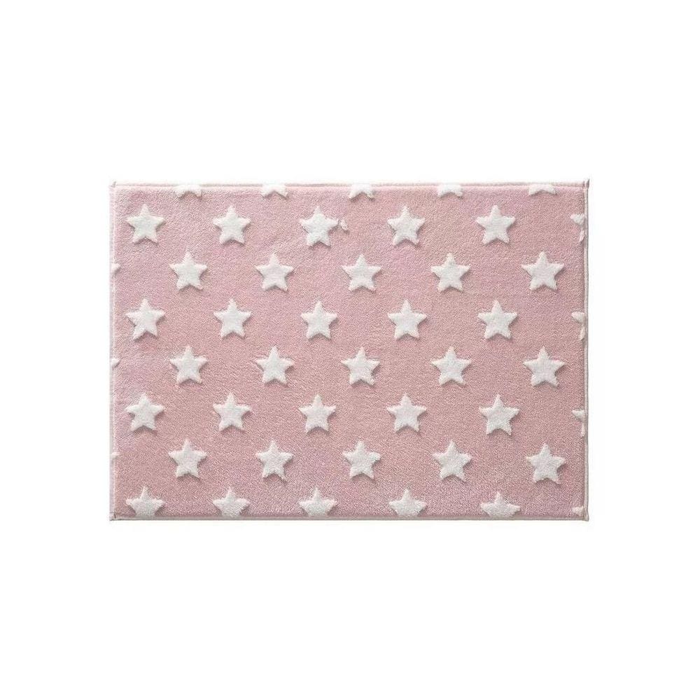 Tapete Quarto de Bebê Infantil Mimo Estrelas 70x100cm - Jolitex