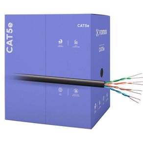 Cabo De Rede Cat5E 305M Fortrek Fk500C Cmx Preto - Cx / 305