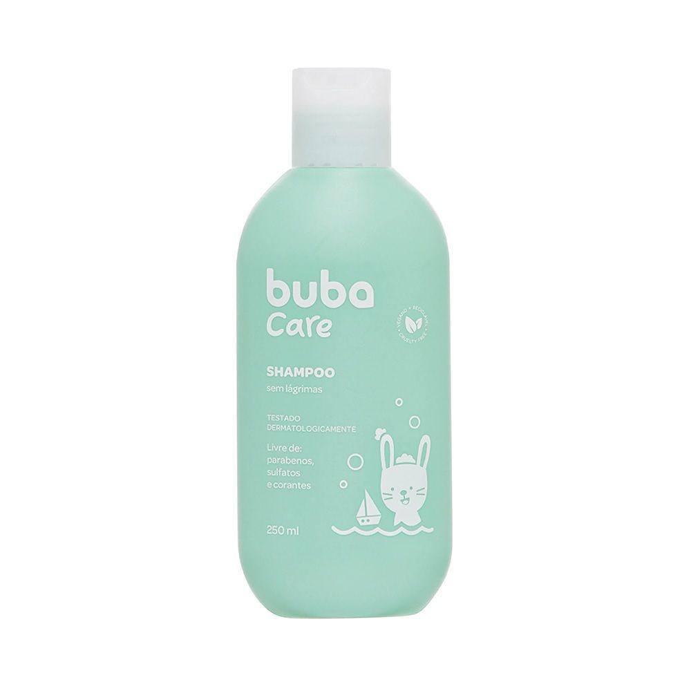 Shampoo de Cabelo Bebê 250ml Vegano Sem Lágrimas Nutre Fios Buba Care
