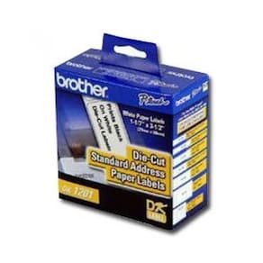 Etiqueta Brother 29mmx90mm DK-1201 Pré Cortada