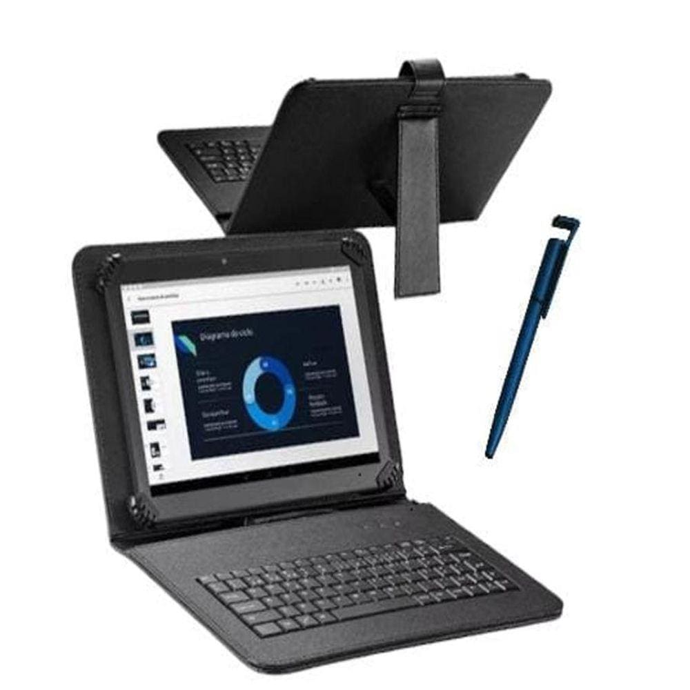 Capa Teclado Para Tablet A9 X210 X215 X216 + Plus